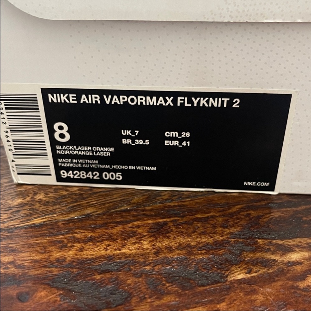 Nike Air Vapormax Flyknit 2 laser orange